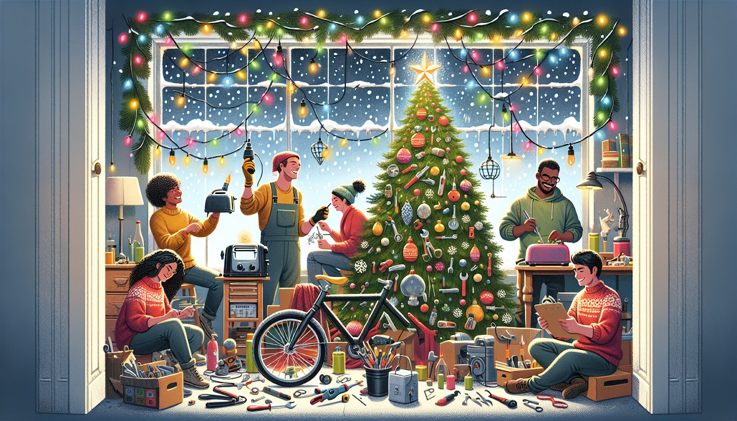 Jingle Bells, Jingle Bells, Fixing All the Way