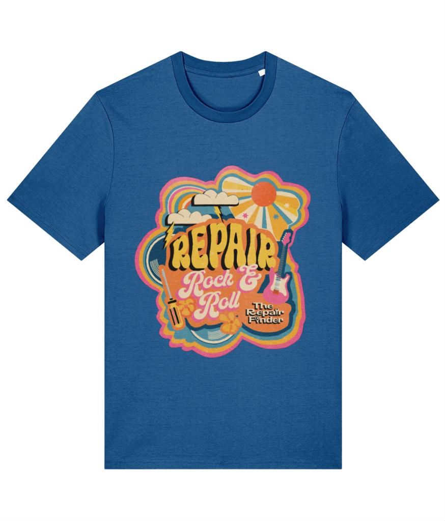 Repair Rock & Roll unisex adult t-shirt
